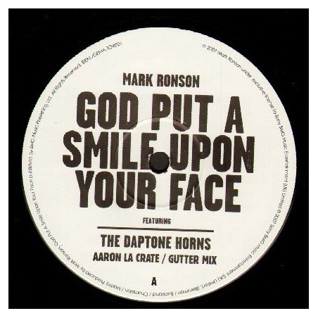 Ronson ‎Mark – God Put A Smile Upon Your Face (Aaron La Crate / Gutter Remix) / Toxic 2007    TORE01	UK   Maxi-Single