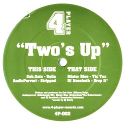 Various ‎– Two's Up|2005   4 Player Records ‎– 4P-002-Maxi-Single