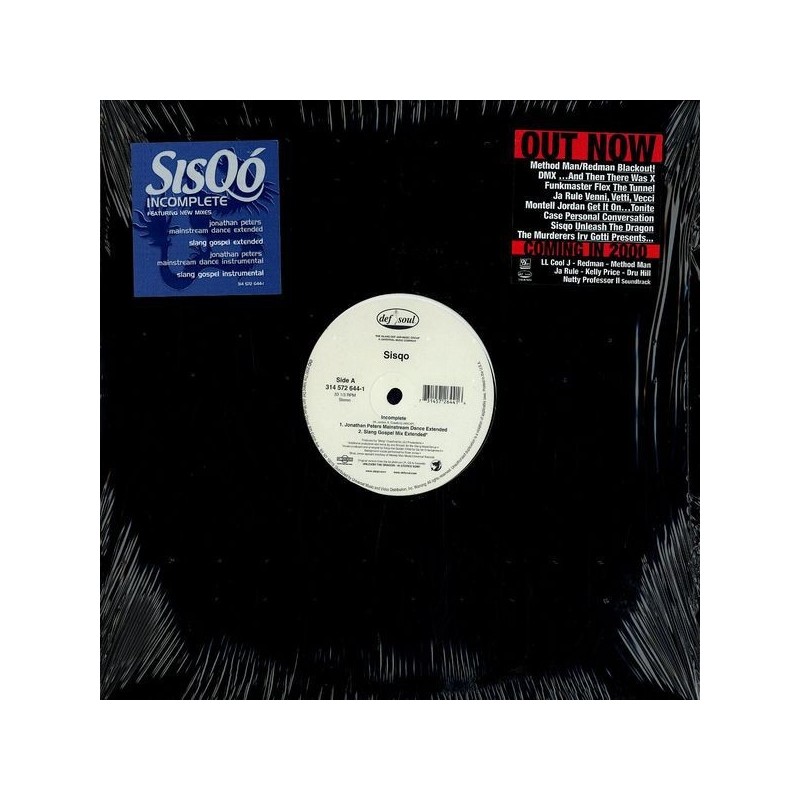 Sisqo – Incomplete |2000 Def Soul – 314 572 644-1-Maxi-Single Sisqo – Incomplete |2000 Def Soul – 314 572 644-1-Maxi-Single