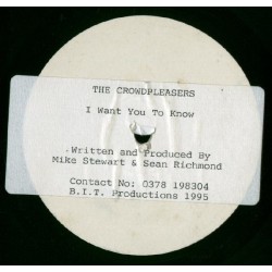 Crowdpleasers ‎ The – I Want You To Know |1995      MIKE 001 -Maxi-Single