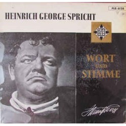 George ‎ Heinrich – Heinrich George Spricht | Telefunken ‎– PLB 6128 -10´´Vinyl