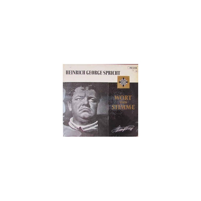 George Heinrich – Heinrich George Spricht | Telefunken – PLB 6128 -10´´Vinyl George Heinrich – Heinrich George Spricht | Telefunken – PLB 6128 -10´´Vinyl