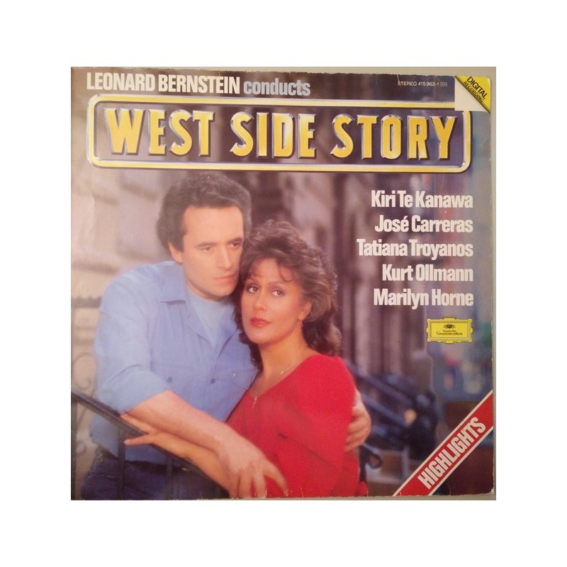 Bernstein Leonard  ‎– West Side Story (Highlights)|1985    Deutsche Grammophon ‎– 415 963-1