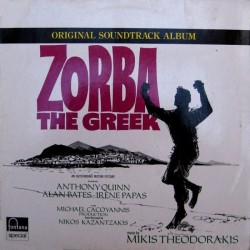 Theodorakis ‎Mikis – Zorba The Greek - Original Soundtrack -Fontana ‎– 6499 689