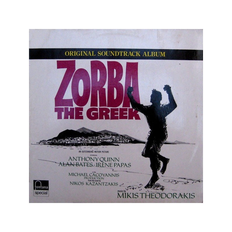 Theodorakis ‎Mikis – Zorba The Greek - Original Soundtrack -Fontana ‎– 6499 689