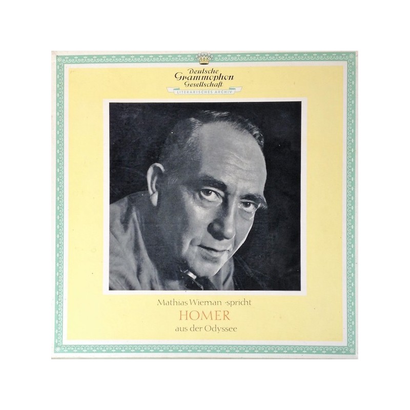 Wieman Mathias - Homer ‎– Aus Der Odyssee| Deutsche Grammophon ‎– 43033/34 LPMS