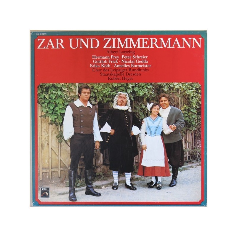 Lortzing ‎ Albert – Zar Und Zimmermann |1 C 183-29 302/04-3-LP-Box