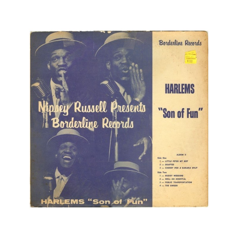 Russell ‎Nipsey – Harlem's "Son Of Fun" | Borderline Records – VOL. 2