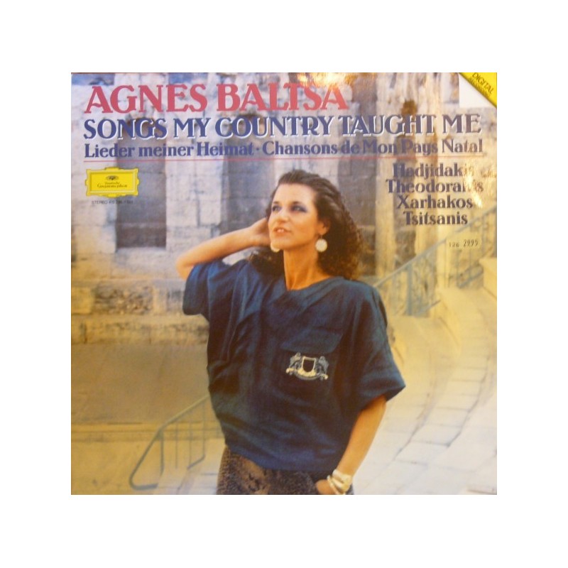 Baltsa Agnes – Songs My Country Taught Me|1986 Deutsche Grammophon – 419 236-1 Baltsa Agnes – Songs My Country Taught Me|1986 Deutsche Grammophon – 419 236-1