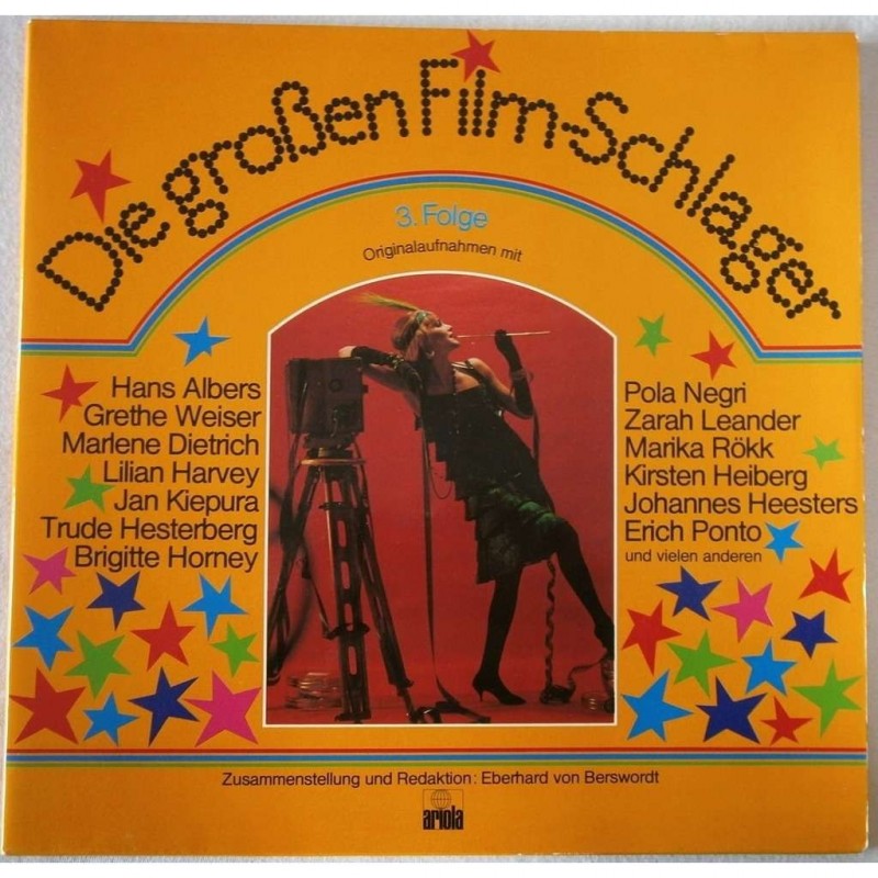 Various-Die großen Film-Schlager 3.Folge| Ariola 86973 XBT Various-Die großen Film-Schlager 3.Folge| Ariola 86973 XBT