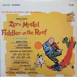 Various ‎–Fiddler On The Roof (The Original Broadway Cast Recording) |1964      RCA Victor ‎– LSO-1093