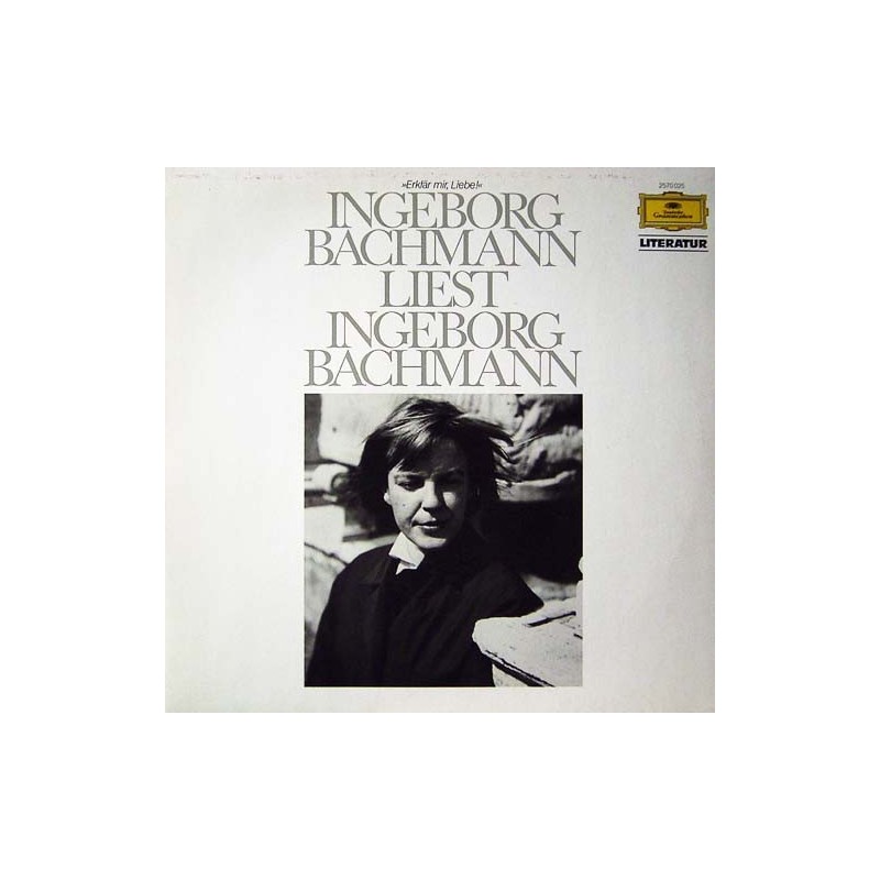 Bachmann  Ingeborg ‎– Liest Ingeborg Bachmann |1983      Deutsche Grammophon ‎– 2570 025