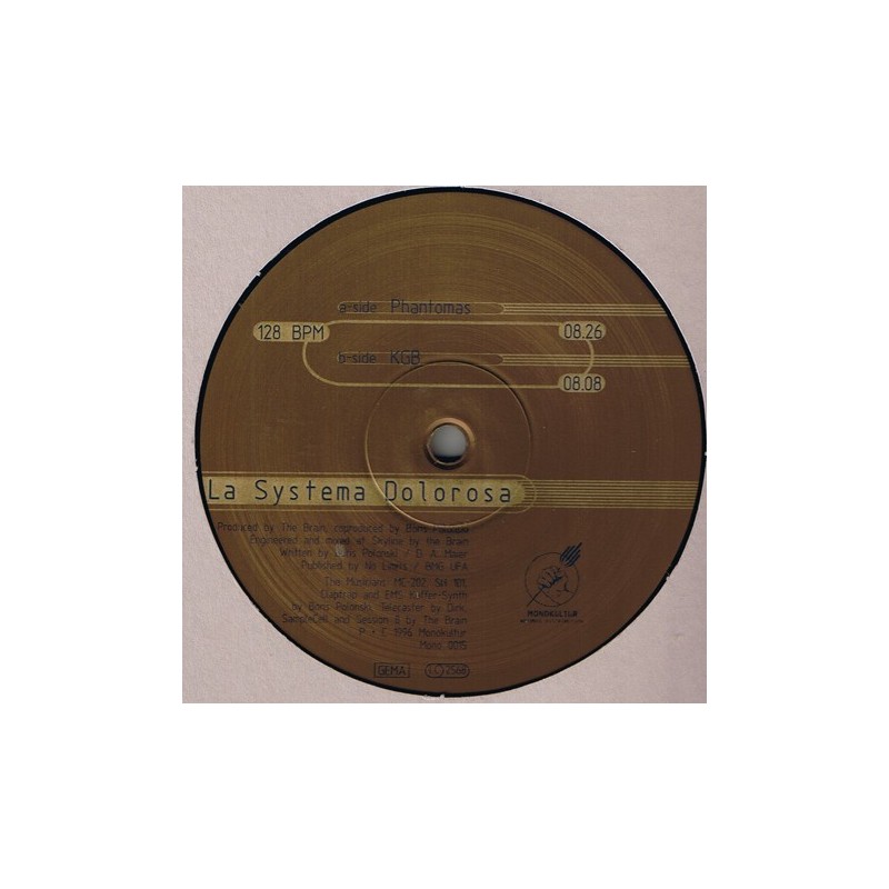 La Systema Dolorosa ‎– La Systema Dolorosa|1996    Monokultur ‎– MONO 0015-Maxi-Single