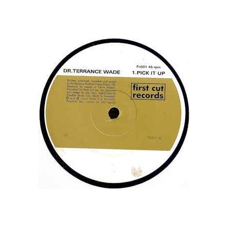 Dr. Terrance Wade ‎– Pick It Up / Feel This Way |2000    First Cut ‎– Fc001 -Maxi-Single