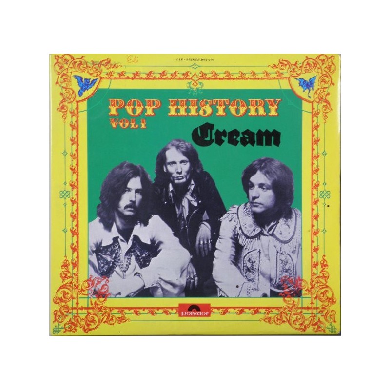 Cream ‎– Pop History Vol. 1 |1970      	Polydor 	2675 014