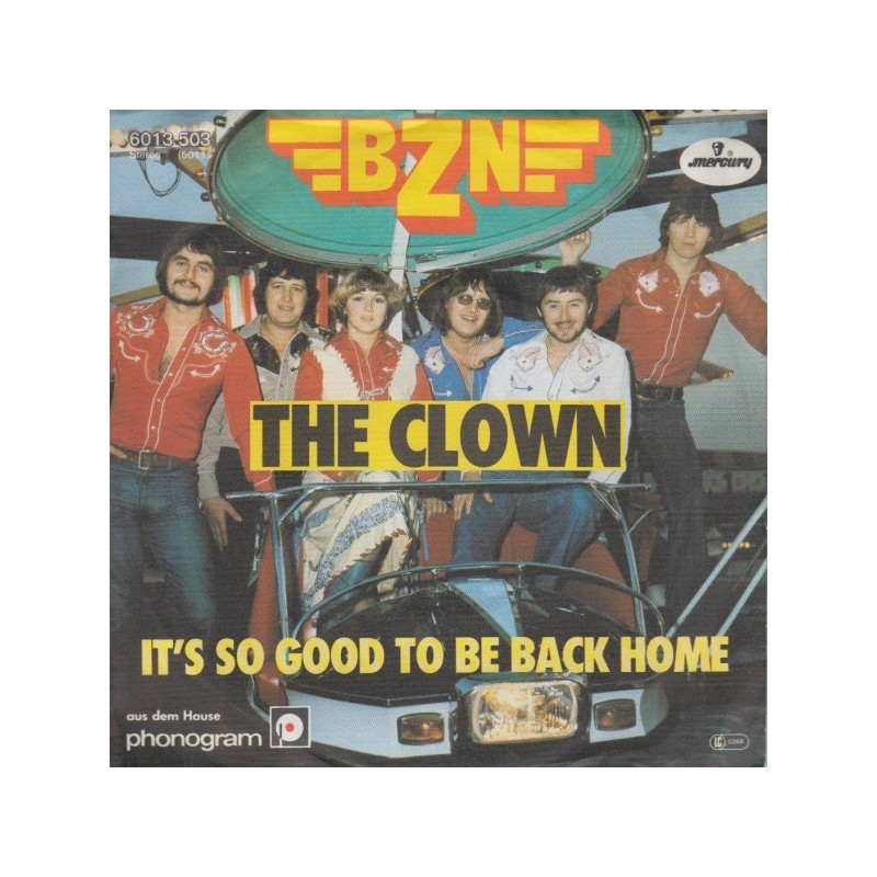 BZN ‎– The Clown |1977     Mercury ‎– 6013 503 -Single