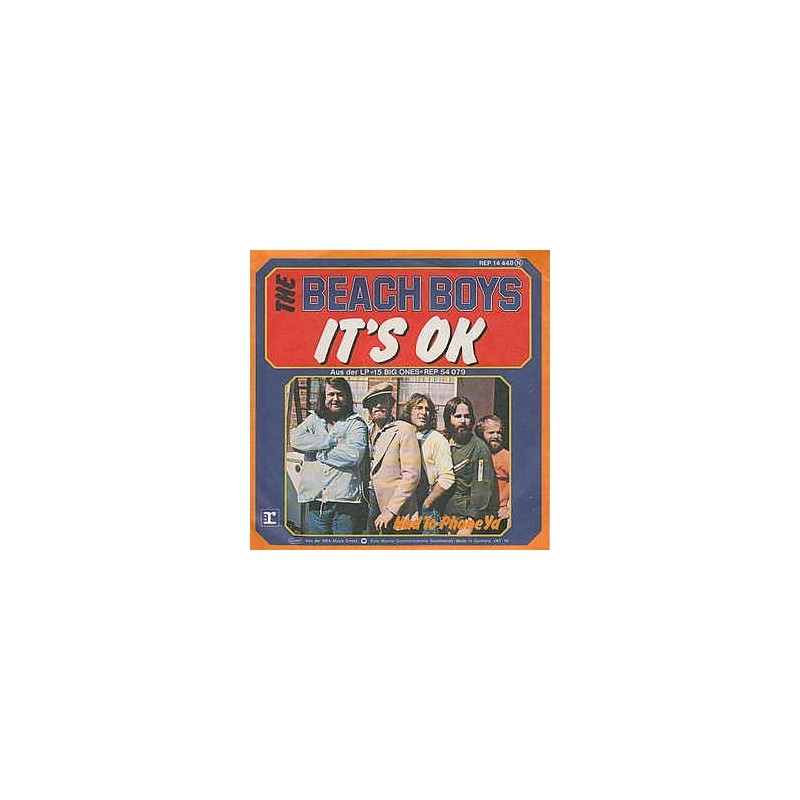 Beach Boys  The ‎– It's O.K. |1976      Reprise Records ‎– REP 14448 -Single