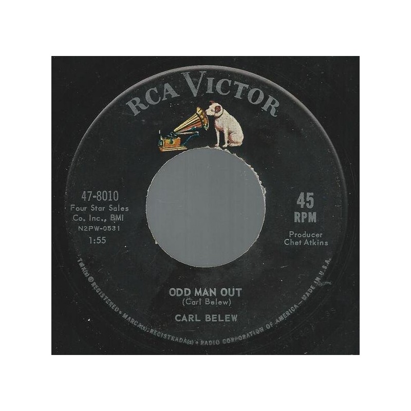 Belew ‎ Carl – Odd Man Out |1962      RCA Victor ‎– 47-8010 -Single
