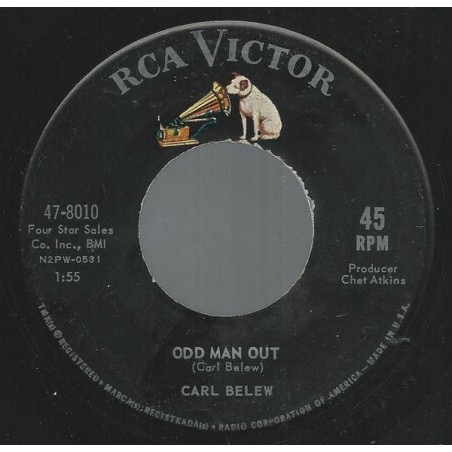 Belew ‎ Carl – Odd Man Out |1962      RCA Victor ‎– 47-8010 -Single