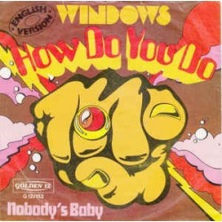 Windows – How Do You Do (English Version) |1972     Golden 12 ‎– G 12/153 -Single