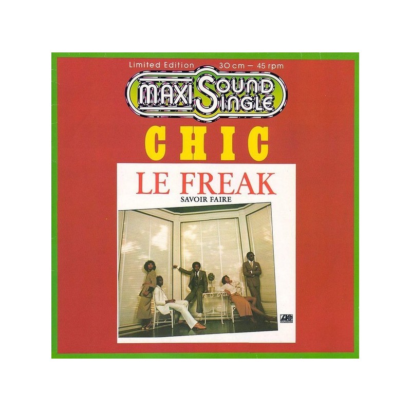 Chic ‎– Le Freak|1978   Atlantic ‎– ATL 20126-Maxi-Single-Limited Edition, Orange Vinyl