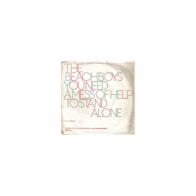 Beach Boys ‎ The – You Need A Mess Of Help To Stand Alone |1972     Reprise Records ‎– K 14173 -Single