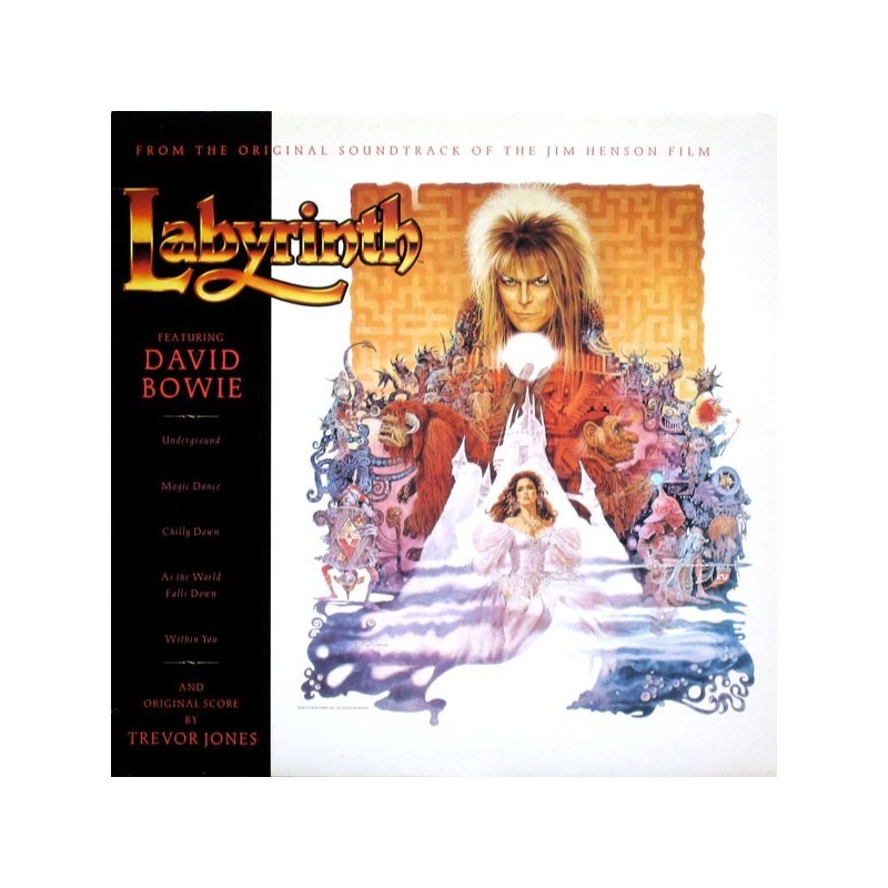 Bowie David and Original Score By Trevor Jones ‎– Labyrinth (From The Original Soundtrack ) |1986     EMI–064 24 0578 1