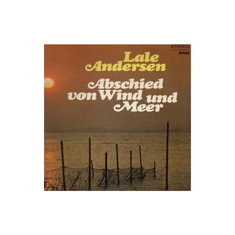 Andersen Lale -Abschied von Wind und Meer|H045 Deutscher Schallplattenclub- Andersen Lale -Abschied von Wind und Meer|H045 Deutscher Schallplattenclub-