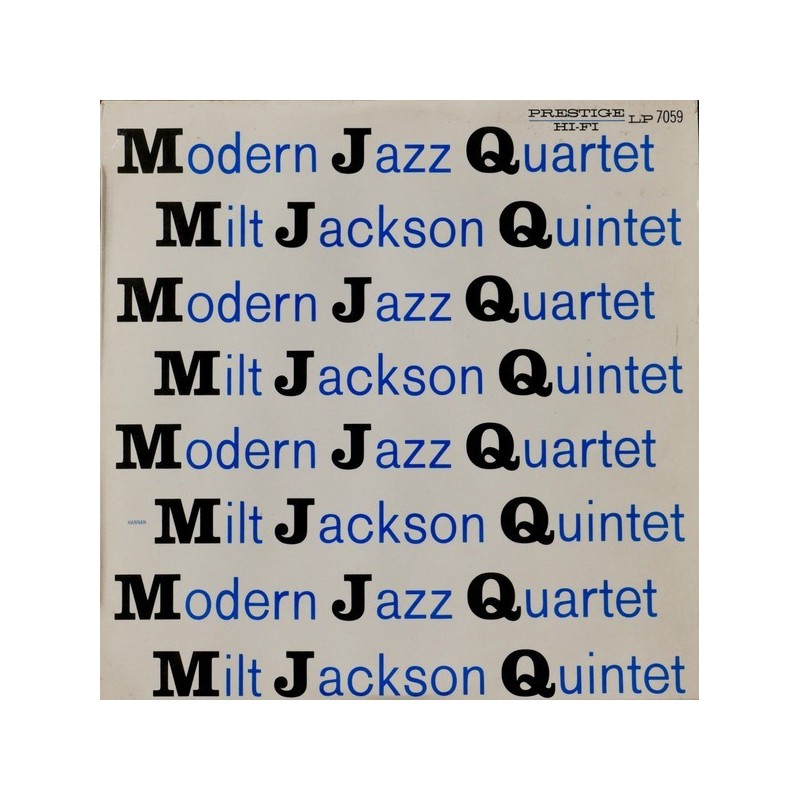 Modern Jazz Quartet The- Milt Jackson Quintet ‎– M J Q| PRESTIGE 7059-Denmark