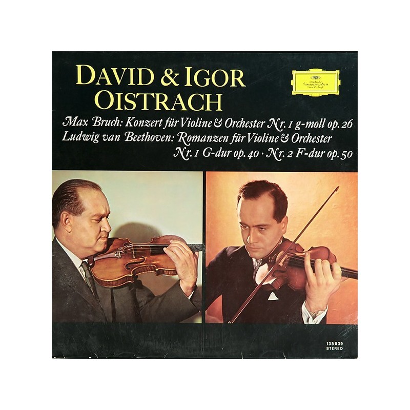 Oistrach David & Igor ‎–Beethoven/Bruch -  Konzert Für Violine & Orchester Nr. 1....|DG 135039
