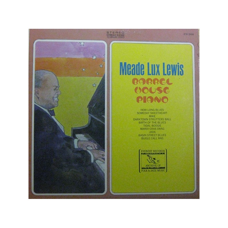Lewis Meade Lux  ‎– Barrel House Piano|1973      FS 268