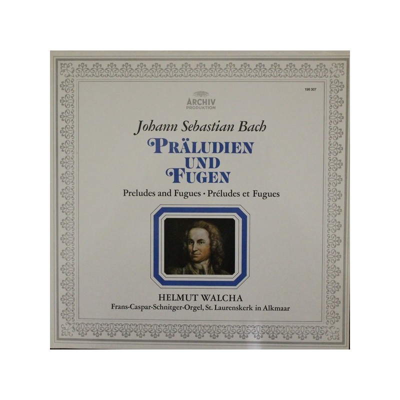 Bach Johann Sebastian / Helmut Walcha ‎– Präludien Und Fugen BWV 552, 541, 546, 543 ‎ | Archiv Produktion ‎– 198 307