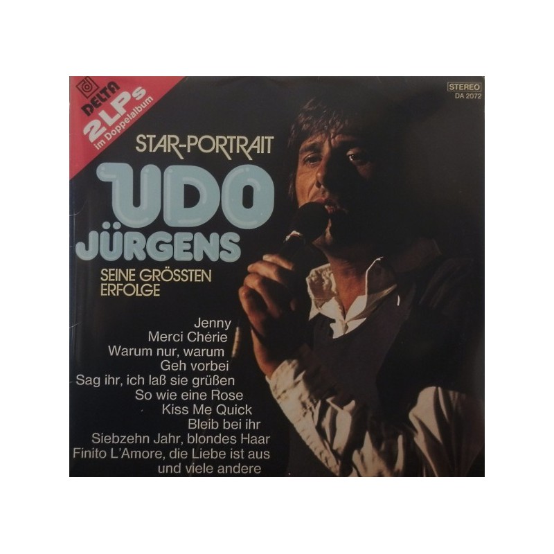 Jürgens ‎Udo – Star-Portrait-Seine Grössten Erfolge |1976    Delta Music ‎– DA 2072