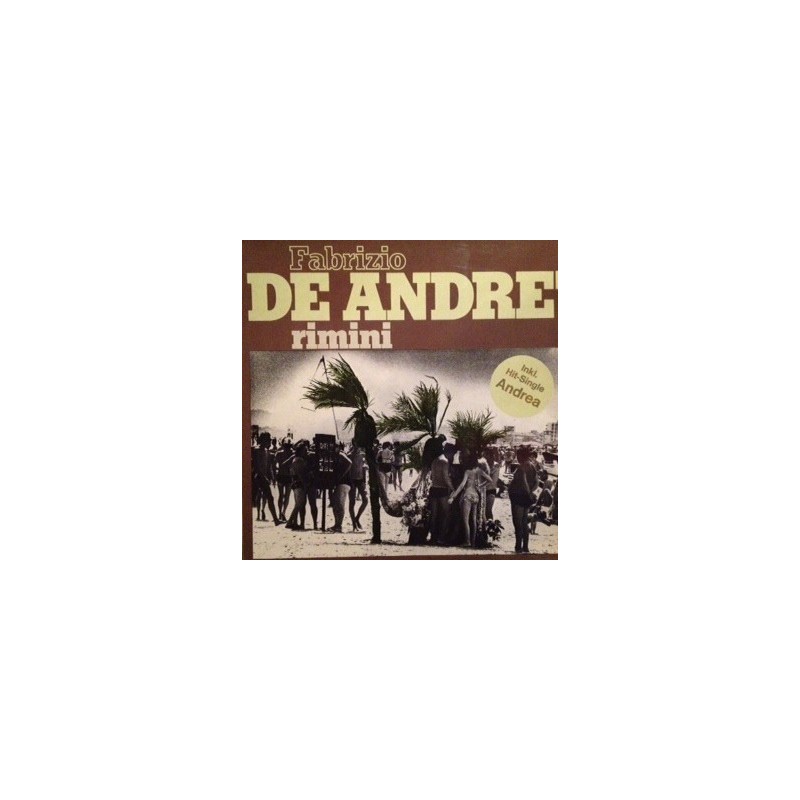 Andre' Fabrizio De – Rimini |1978 38227 Club Edition Andre' Fabrizio De – Rimini |1978 38227 Club Edition