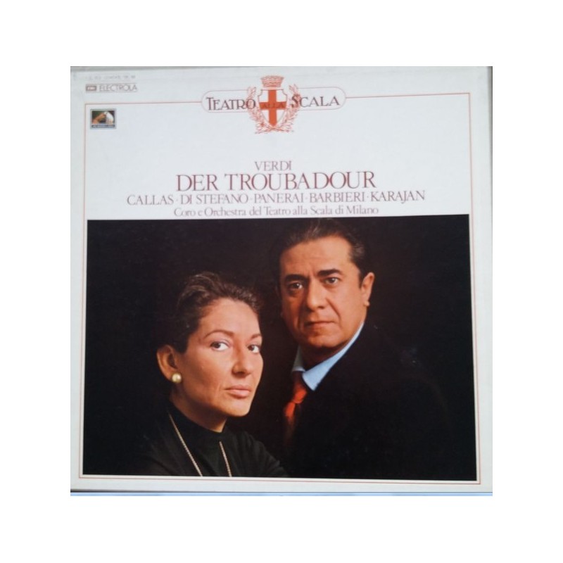 Verdi, Callas, Di Stefano...Karajan -Orchestra Del Teatro Alla Scala Di Milano ‎– Der Troubadour |EMI 66449-Club Edition-3LP