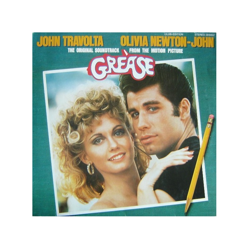 Various ‎– Grease (The Original Soundtrack From The Motion Picture) |1978    RSO ‎– 38 040 2 -Club Edition