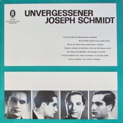 Schmidt ‎Joseph – Unvergessener Joseph Schmidt |EMI Columbia ‎– 55 301-Club Edition