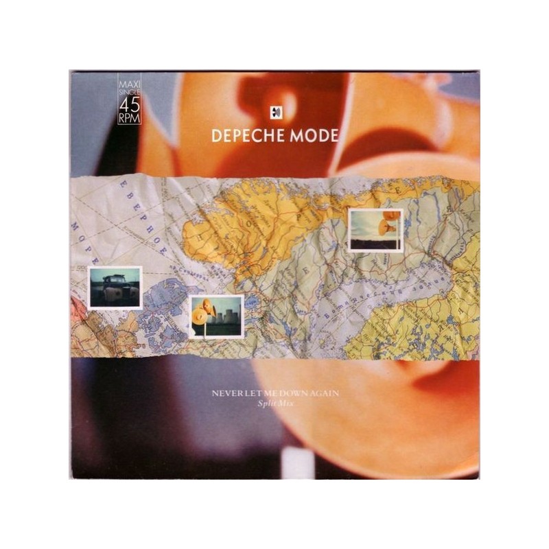 Depeche Mode ‎– Never Let Me Down Again (Split Mix) |1987      Mute ‎– INT 126.868-Maxi-Single-Orange Vinyl