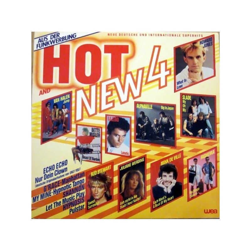 Various ‎– Hot And New 4 |1984      WEA ‎– 240 374-1