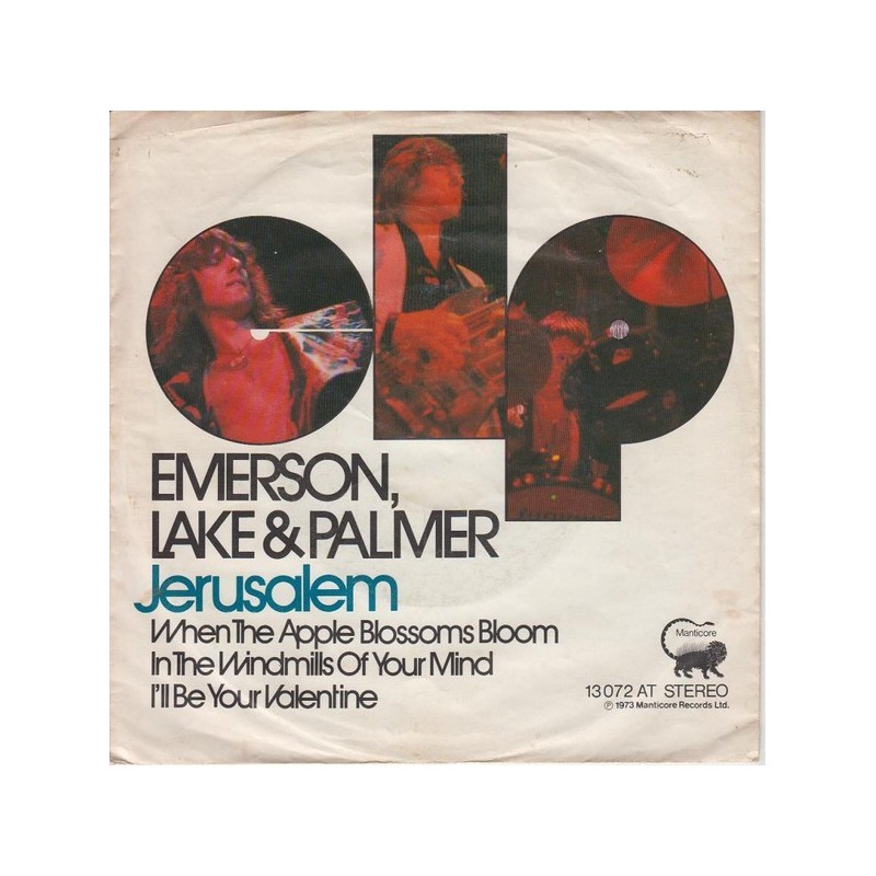 Emerson, Lake & Palmer – Jerusalem |1973 Manticore – 13 072 AT -Single Emerson, Lake & Palmer – Jerusalem |1973 Manticore – 13 072 AT -Single