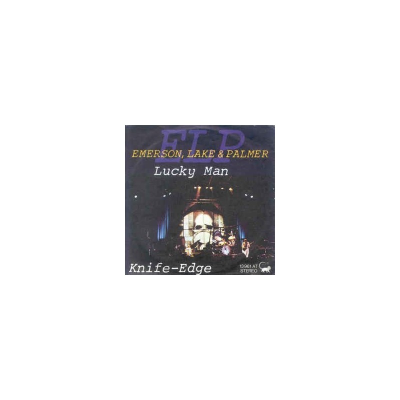 Emerson, Lake & Palmer – Lucky Man / Knife-Edge |1975 Manticore – 13 961 AT -Single Emerson, Lake & Palmer – Lucky Man / Knife-Edge |1975 Manticore – 13 961 AT -Single