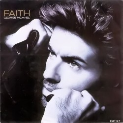 Michael  George ‎– Faith |1987       Epic ‎– 651119 7 -Single