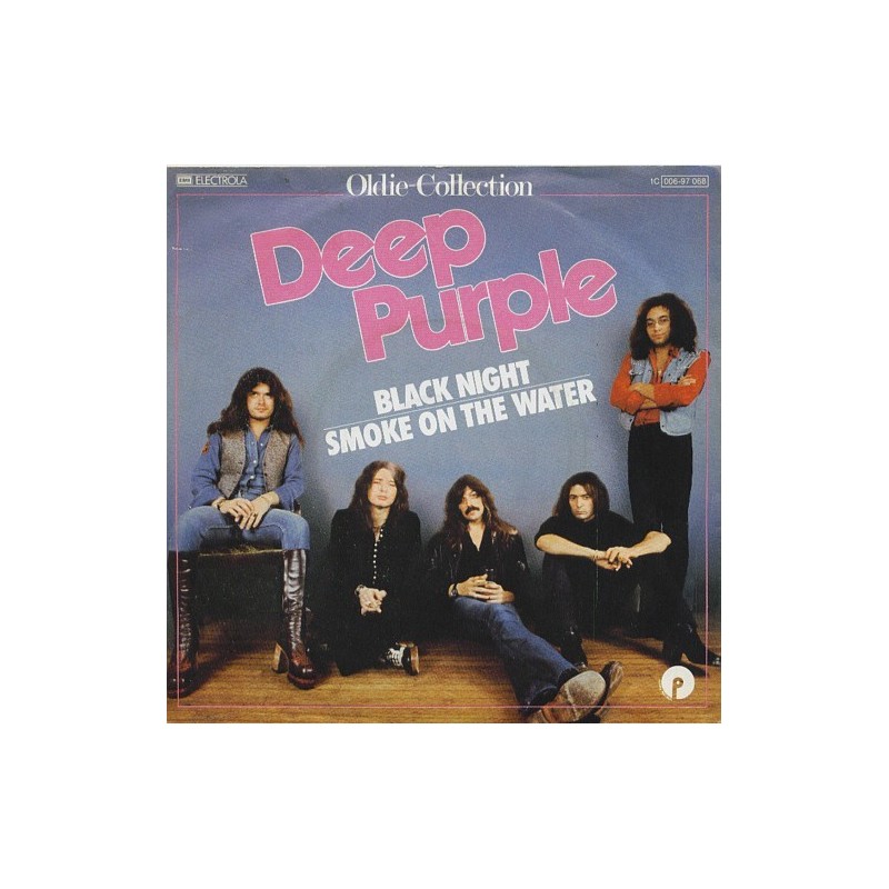 Deep Purple ‎– Black Night (Live Version) / Smoke On The Water |1982    EMI– 1 C 006-97 068 -Single