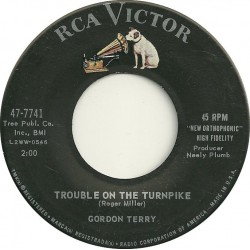 Terry ‎ Gordon – Trouble On The Turnpike / Almost Alone|1960     RCA Victor ‎– 47-7741 -Single