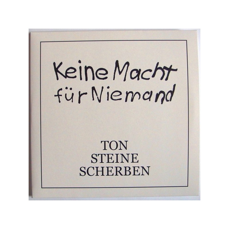 Ton Steine Scherben – Keine Macht Für Niemand|2015 Indigo– 107771 Ton Steine Scherben – Keine Macht Für Niemand|2015 Indigo– 107771