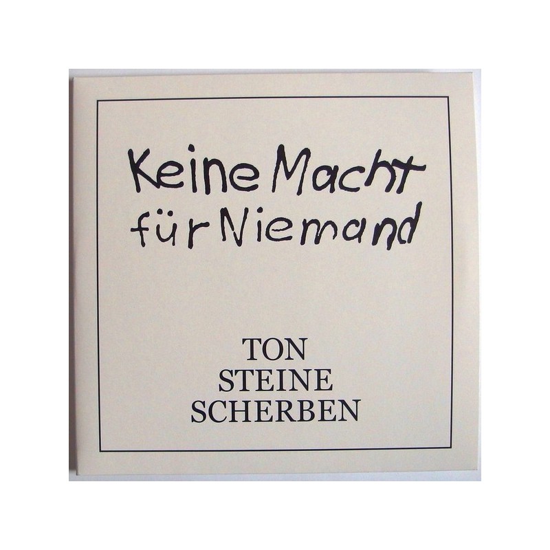 Ton Steine Scherben ‎– Keine Macht Für Niemand|2015     Indigo– 107771