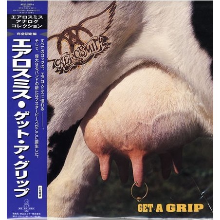 Aerosmith ‎– Get A Grip|1997   Geffen Records ‎– MVJG-32003~4-Japan Press-without OBI-Strip!!