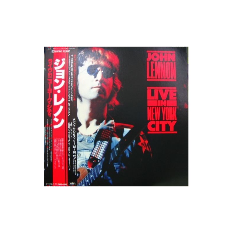 Lennon ‎John – Live In New York City|1986     Capitol Records ‎– ECS-91160-Japan-Press