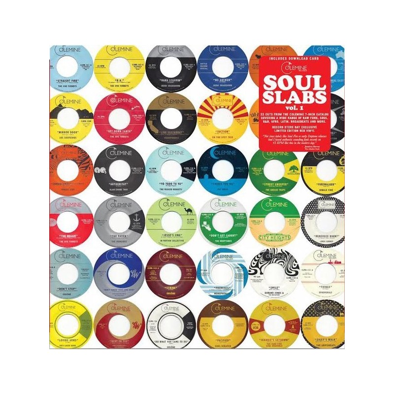 Various ‎– Soul Slabs Vol. 1|2017     Colemine Records ‎– CLMN 12016