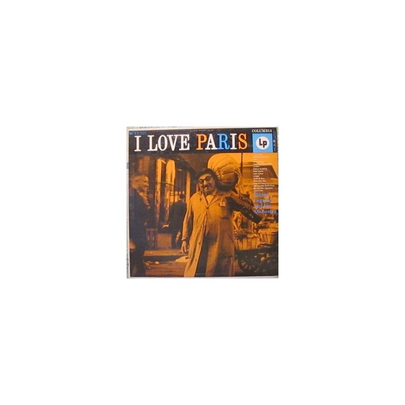 Legrand Michel And His Orchestra  ‎– I Love Paris  Realm Cbs RM 52035